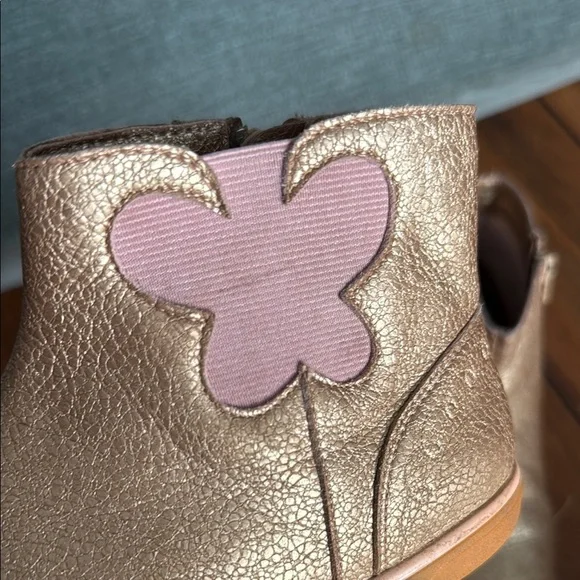 Livie & Luca Kids Boots with Pink Butterfly Accent - Picture 6 of 6